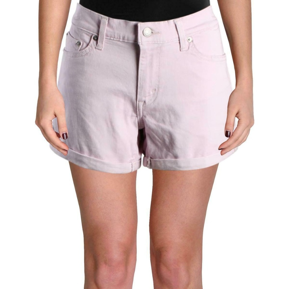LEVI'S LAVENDER PURPLE MID LENGTH DENIM SHORTS SIZE 26